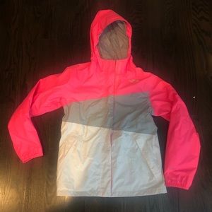 North face youth rain jacket 14/16